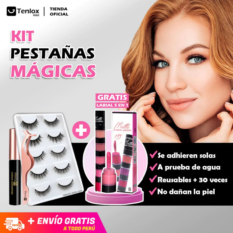 KIT PESTAÑAS MAGNETICAS 6D ORIGINAL 2023