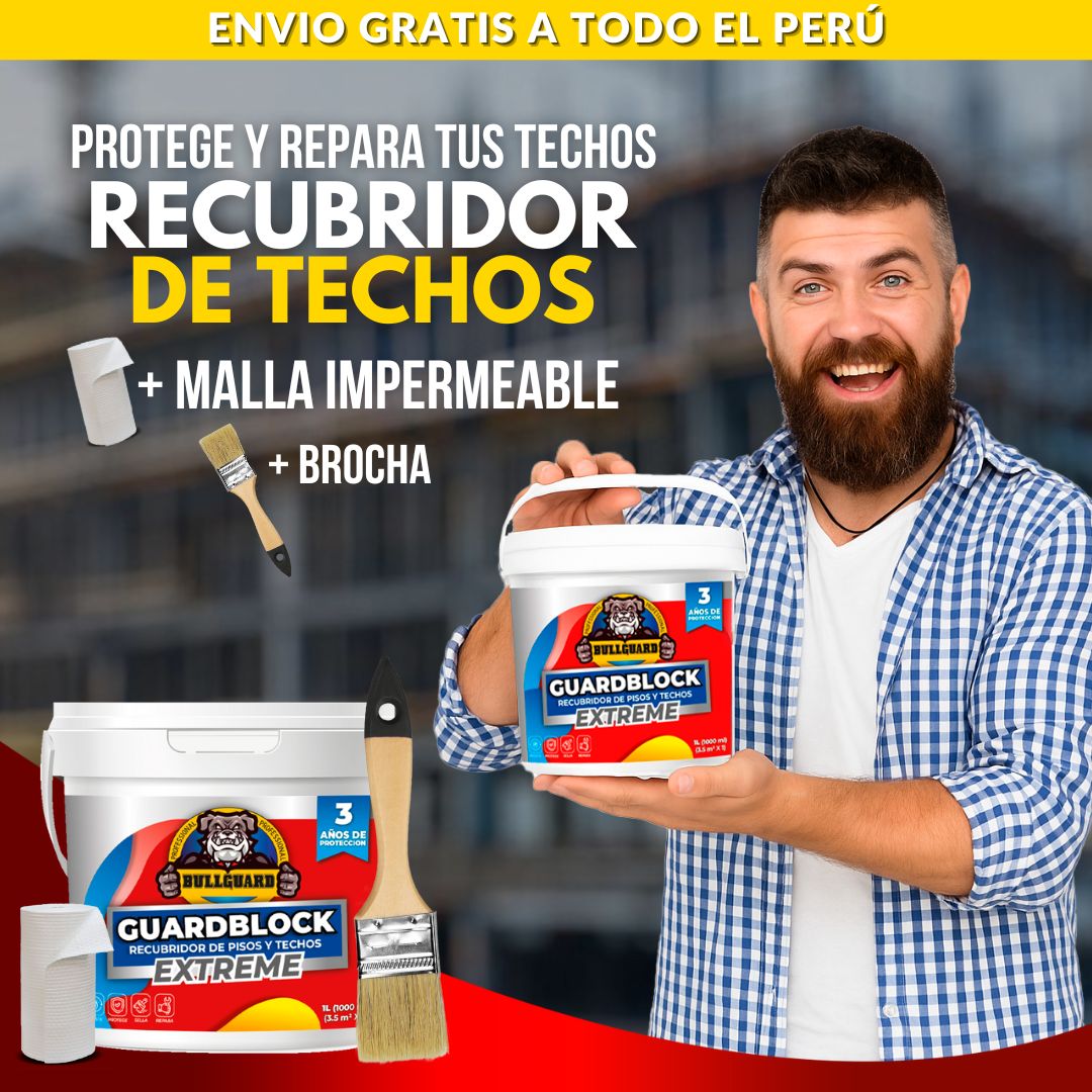 KIT RECUBRIDOR DE PISOS Y TECHOS + BROCHA + MALLA T4